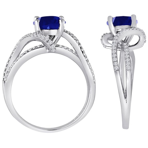 Sparkling Sapphire Ring - Picture 2 of 5